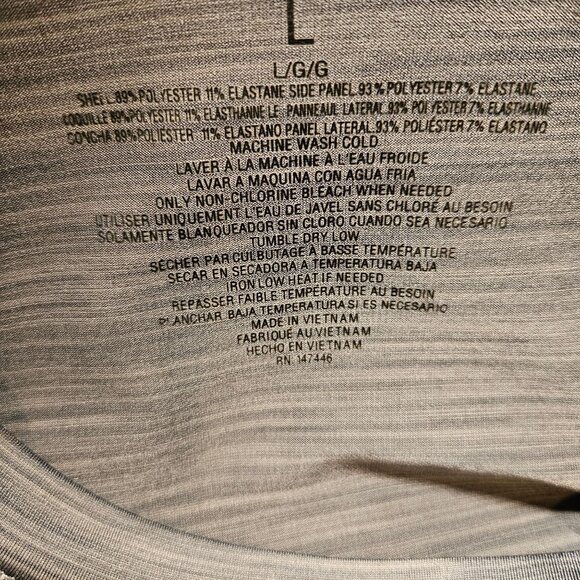 Hang Ten pull over Shirt Mens L Gray Black UPF 50+ Grorpcore outdoor surfer hike - Picture 6 of 12